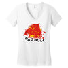 bad bull Women's V-Neck T-Shirt