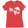 ugk airbrushed stencil Ladies Fitted T-Shirt