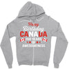 Happy Birthday Canada 150 Years Of Awesomeness Zipper Hoodie