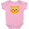 cat yellow Baby Bodysuit