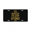 kings are born  september License Plate