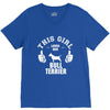 This Girl Loves Her Bull Terrier V-Neck Tee