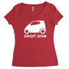 smart arse Women's Triblend Scoop T-shirt