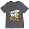 shamble to the cure zombie 5k V-Neck Tee