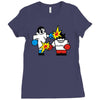 vector gamer boxing Ladies Fitted T-Shirt