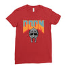 Doom With Mask Ladies Fitted T-Shirt