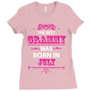 The Best Grammy Was Born In July Ladies Fitted T-Shirt
