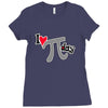 i heart pi day Ladies Fitted T-Shirt