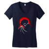 mr. bat tan Women's V-Neck T-Shirt