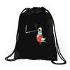 bird and loathing Drawstring Bags