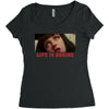 Life Is Boring Women's Triblend Scoop T-shirt