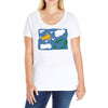 rose's green Ladies Curvy T-Shirt