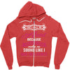 They Call Me Aunt Partner in Crime Zipper Hoodie