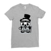 steampunk panda Ladies Fitted T-Shirt