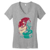 alien plant Women's V-Neck T-Shirt
