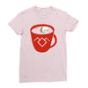 black coffee Ladies Fitted T-Shirt