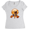jakku sunset Women's Triblend Scoop T-shirt