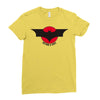 red batman Ladies Fitted T-Shirt
