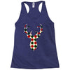christmas deer Racerback Tank