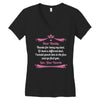 Dear Daddy, Thanks for Being my Dad Baby Boy Letter to Father Women's V-Neck T-Shirt