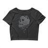 skull triangle Crop Top