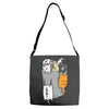 kittens in a pocket Adjustable Strap Totes