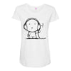 Little Big Planet-Music Men Maternity Scoop Neck T-shirt