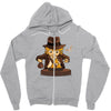 indiana link Zipper Hoodie