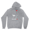 pregnant rex white and red color Unisex Hoodie