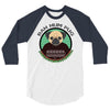 bah hum pug 3/4 Sleeve Shirt