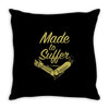made to suffer Throw Pillow
