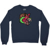 pink punk wolf Crewneck Sweatshirt