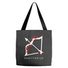sagittarius rose Tote Bags