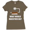 what would macgyver do Ladies Fitted T-Shirt
