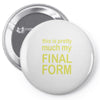 final form Pin-back button
