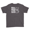 real men love cats Youth Tee