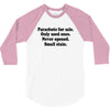funny t shirt parachute for sale only used once never opened small sta 3/4 Sleeve Shirt