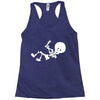 baby skeleton Racerback Tank