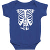 beer belly xray skeleton funny Baby Bodysuit