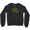 the tree, the raccoon Crewneck Sweatshirt