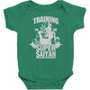 training to go super saiyan Baby Bodysuit