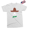 ladies sombrero  funny retro mexico mustache designer Exclusive T-shirt