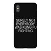 surely not everybody was kung fu fighting iPhoneX