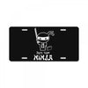 part time ninja License Plate