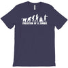 evolution of a zombie T-Shirt