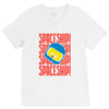 spaceship V-Neck Tee