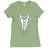 classic black tuxedo t shirt Ladies Fitted T-Shirt