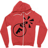 f bomb Zipper Hoodie