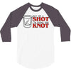 buy me a shot i'm tying the knot cute 3/4 Sleeve Shirt