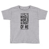 official t shirt red sleeping with sirens whole world lyrics all sizes Toddler T-shirt